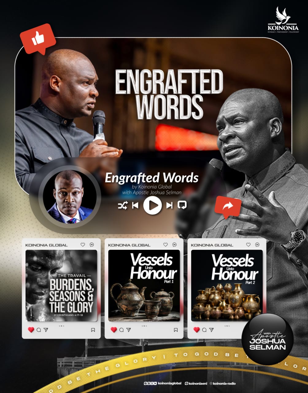 Koinonia: Engrafted Words (Sep 27 – Oct 3) | Mp3 and Notes