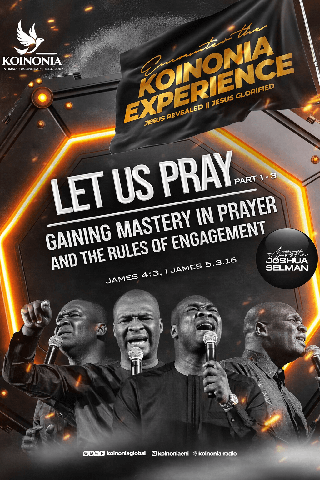 Let Us Pray Part 1 - 3 by Apostle Joshua Selman: Mp3 Download and Notes