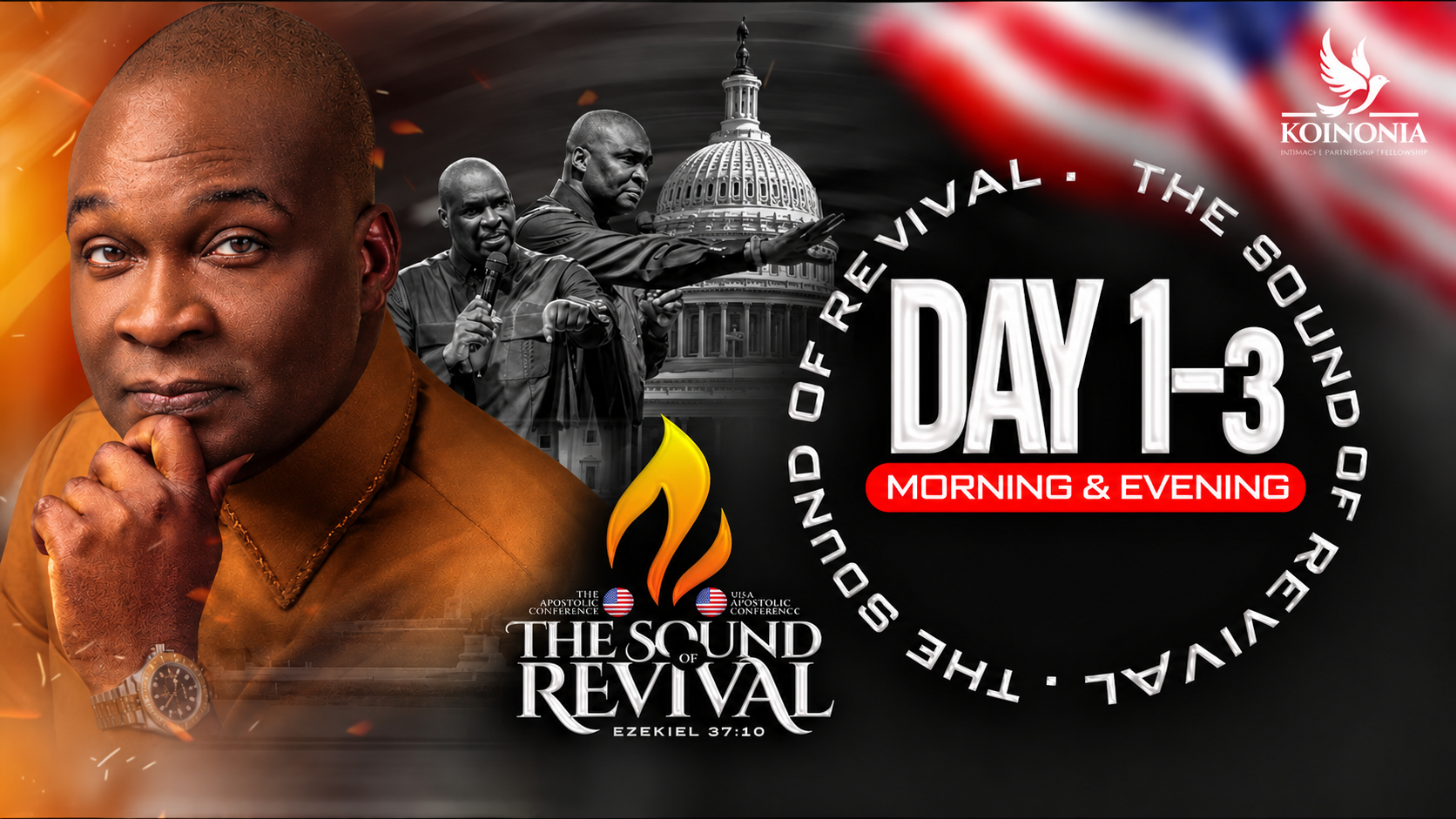 All sermons from Sound of Revival USA 2026 | Perfecting the Saints 1 - 3 By Apostle Joshua Selman | Koinonia Global