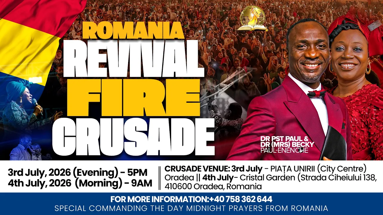 Dr. Paul Enenche Preaching - Romania Revival Fire Crusade Day 2 Morning