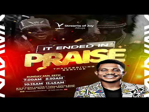 Pastor Jerry Eze Preaching - It Ended in Praise Thanksgiving Service