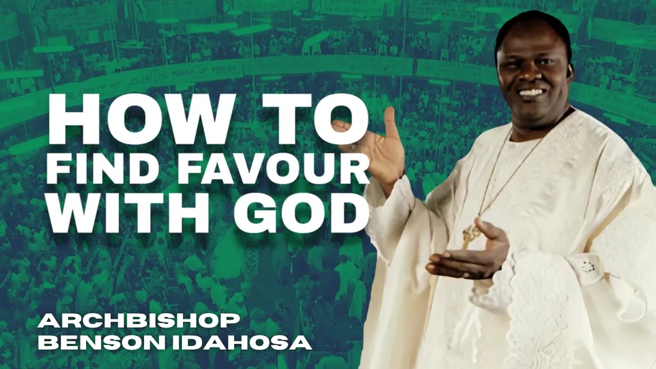 Archbishop Benson Idahosa Preaching - How to Find Favour with God