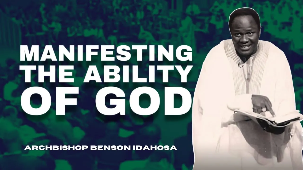 Archbishop Benson Idahosa Preaching - Manifesting the Ability of God