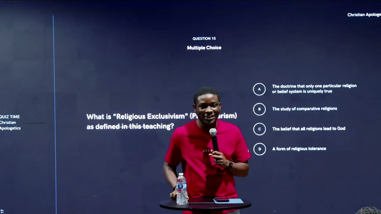 Pastor Dolapo Lawal Preaching - A Case for God: Why the Christian Worldview Makes Sense III