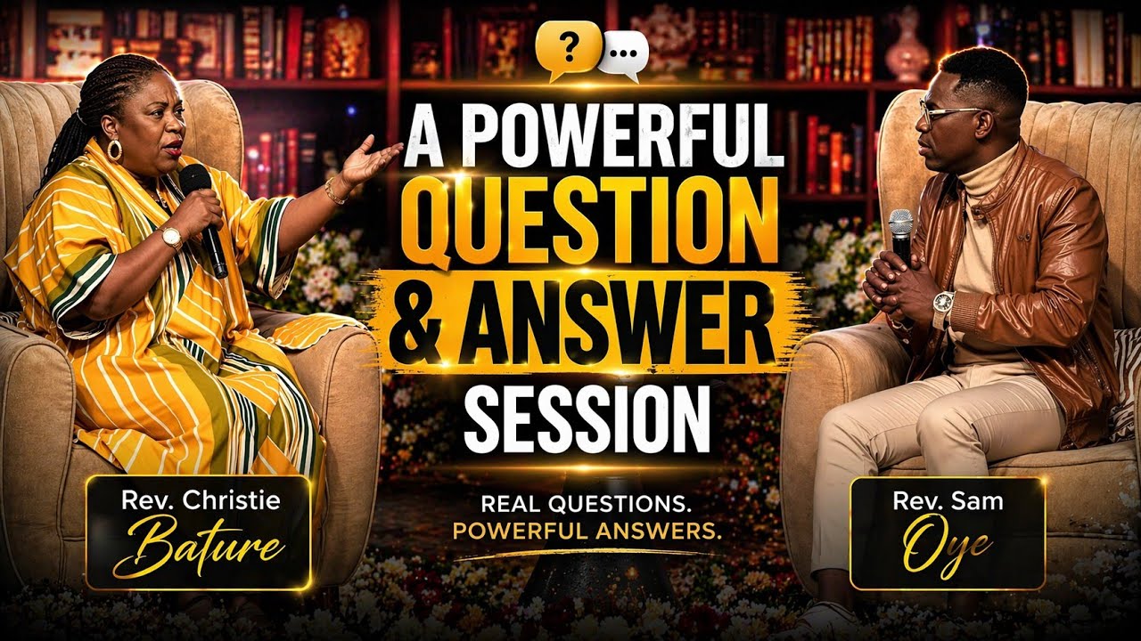 Rev. Christie Bature Preaching - Questions and Answers for Singles and Married