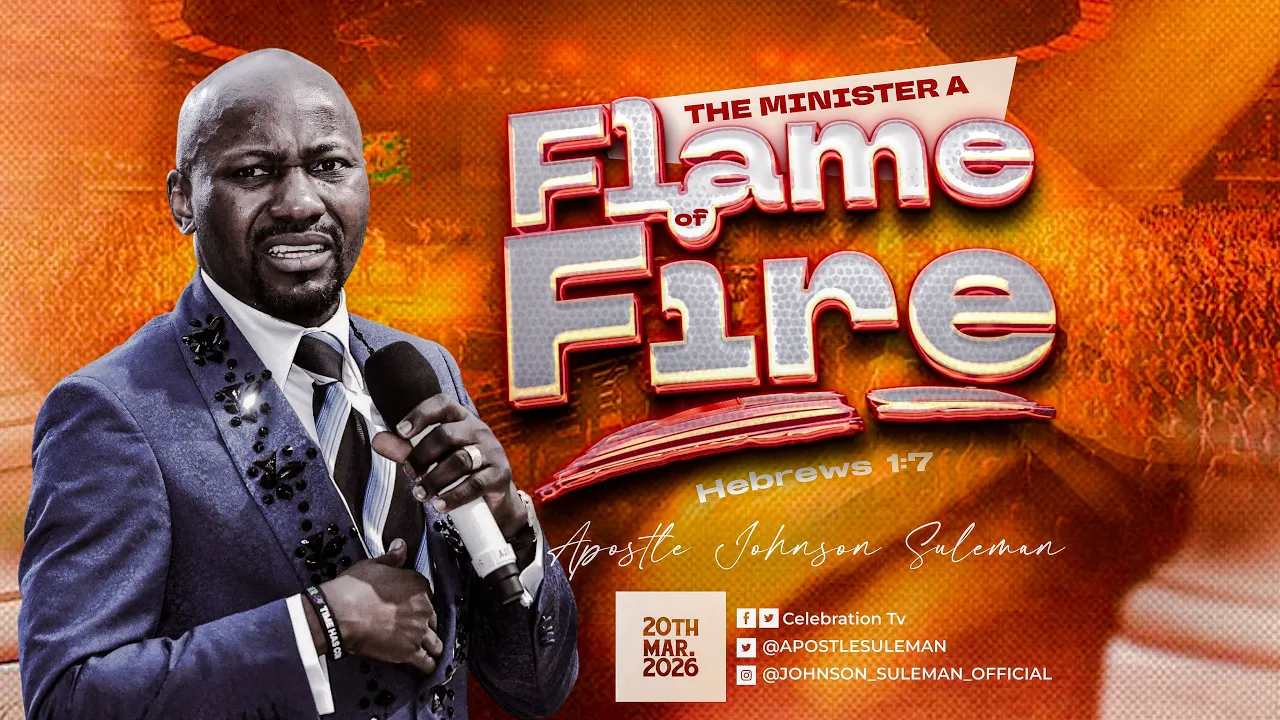 Apostle Johnson Suleman Preaching - The Minister a Flame of Fire — Ministers Conference March 2026, Day 3