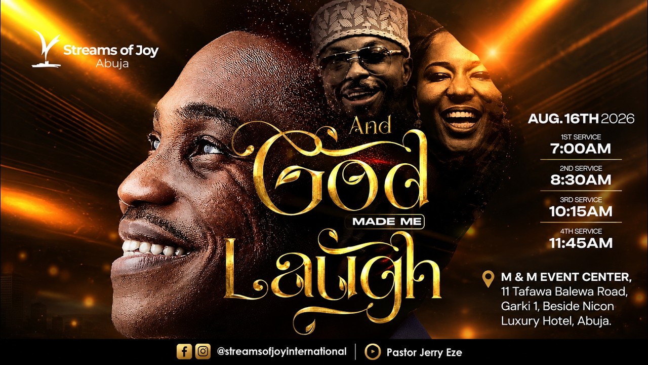 Pastor Jerry Eze Preaching - And God Made Me Laugh