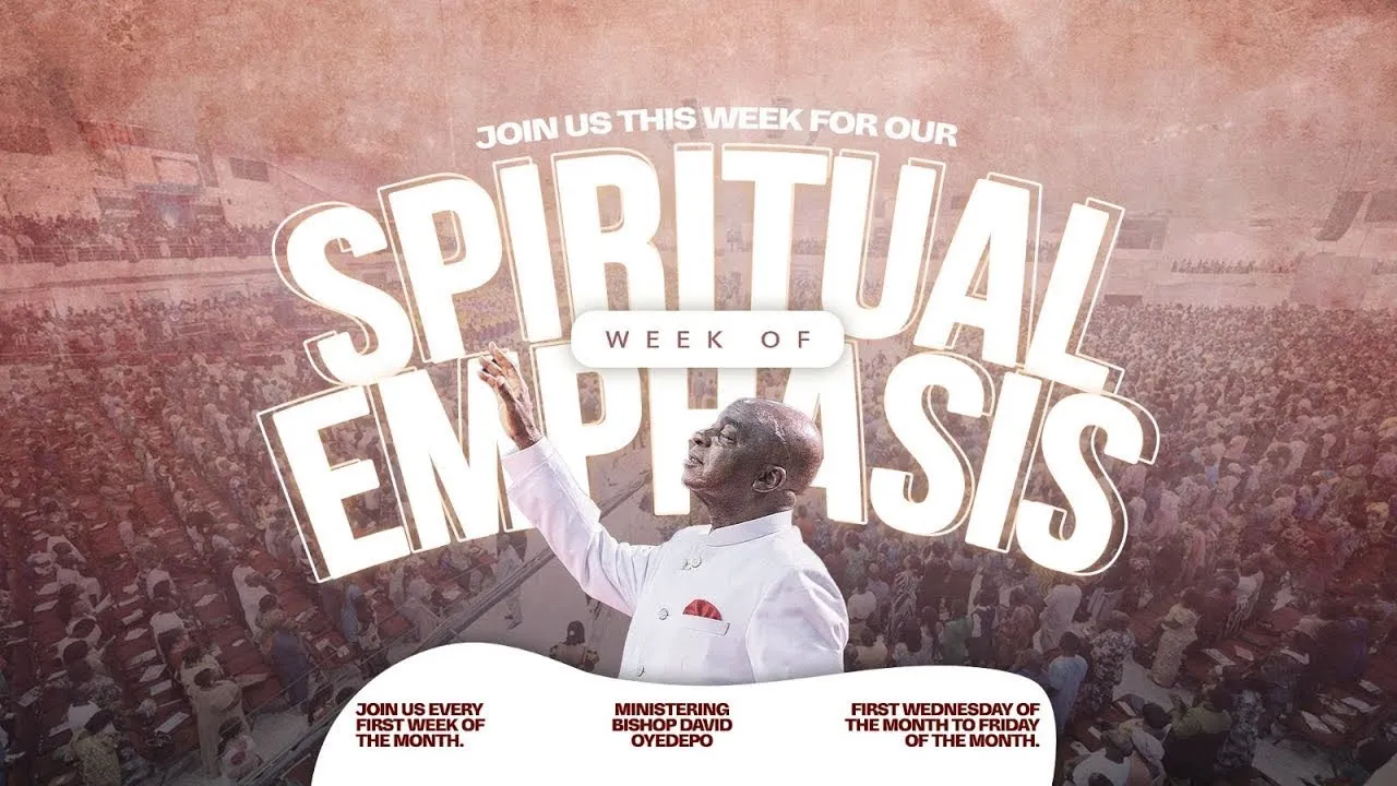 Bishop David Oyedepo Preaching - Week of Spiritual Emphasis Day 1