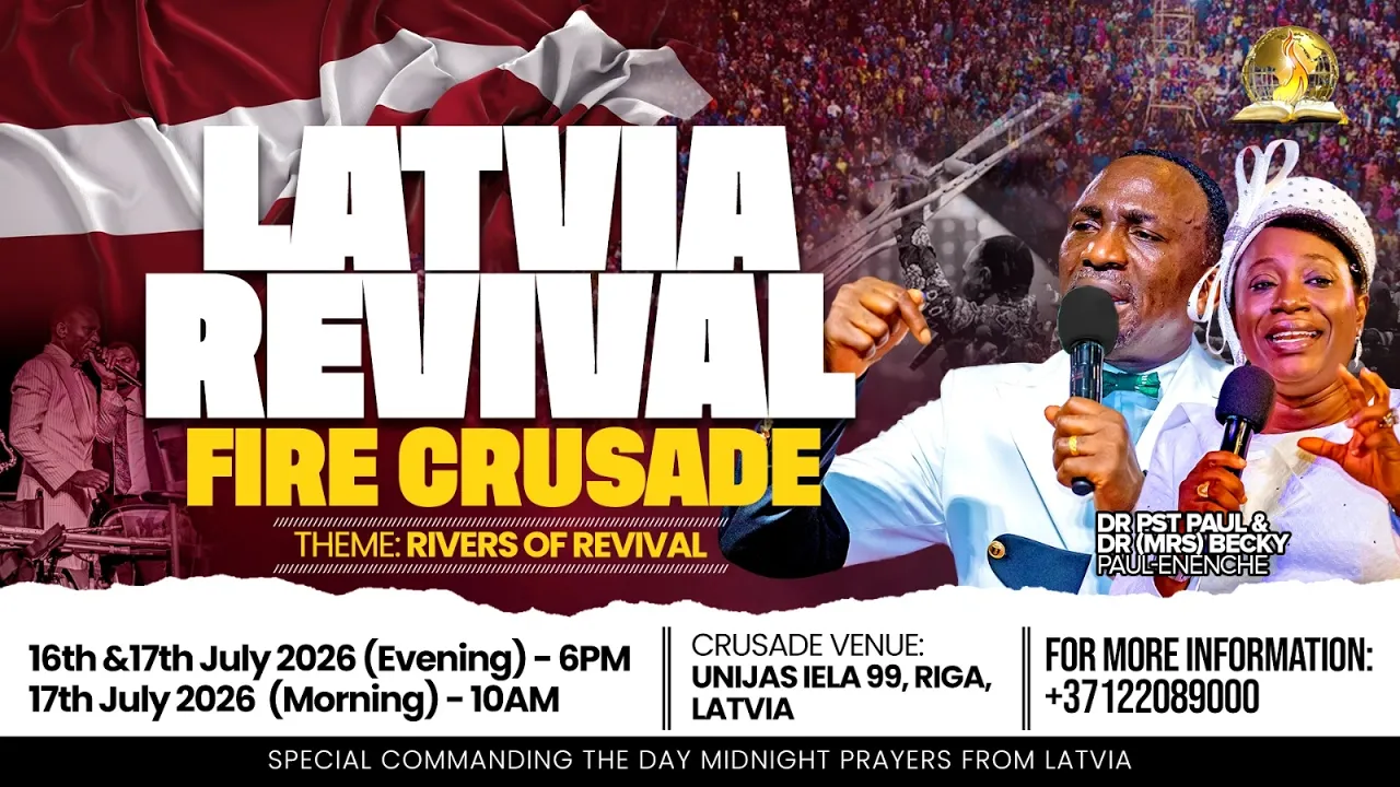 Dr. Paul Enenche Preaching - Latvia Revival Fire Crusade Day 2 Morning Session