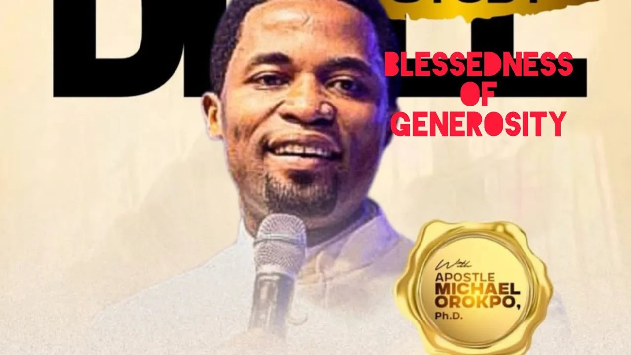 Blessedness Of Generosity