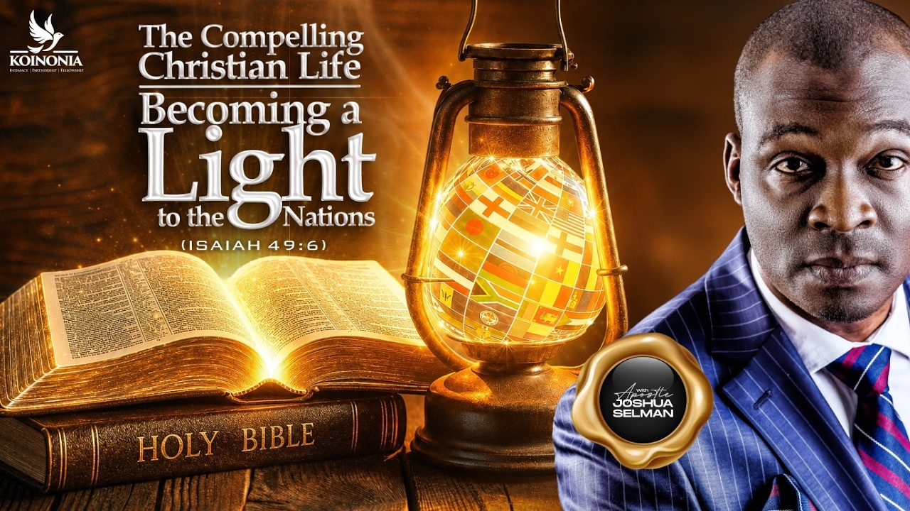 Apostle Joshua Selman Preaching - The Compelling Christian Life (Becoming a Light to the Nations)