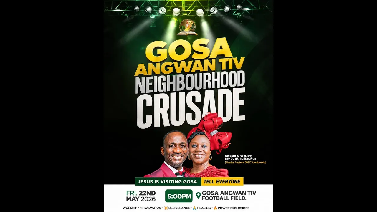 Dr. Paul Enenche Preaching - Gosa Angwan Tiv Neighbourhood Crusade