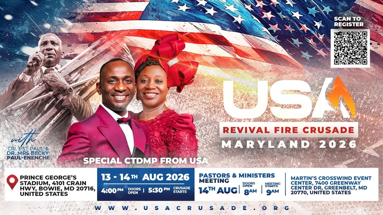 Dr. Paul Enenche Preaching - USA Revival Fire Crusade Day 1