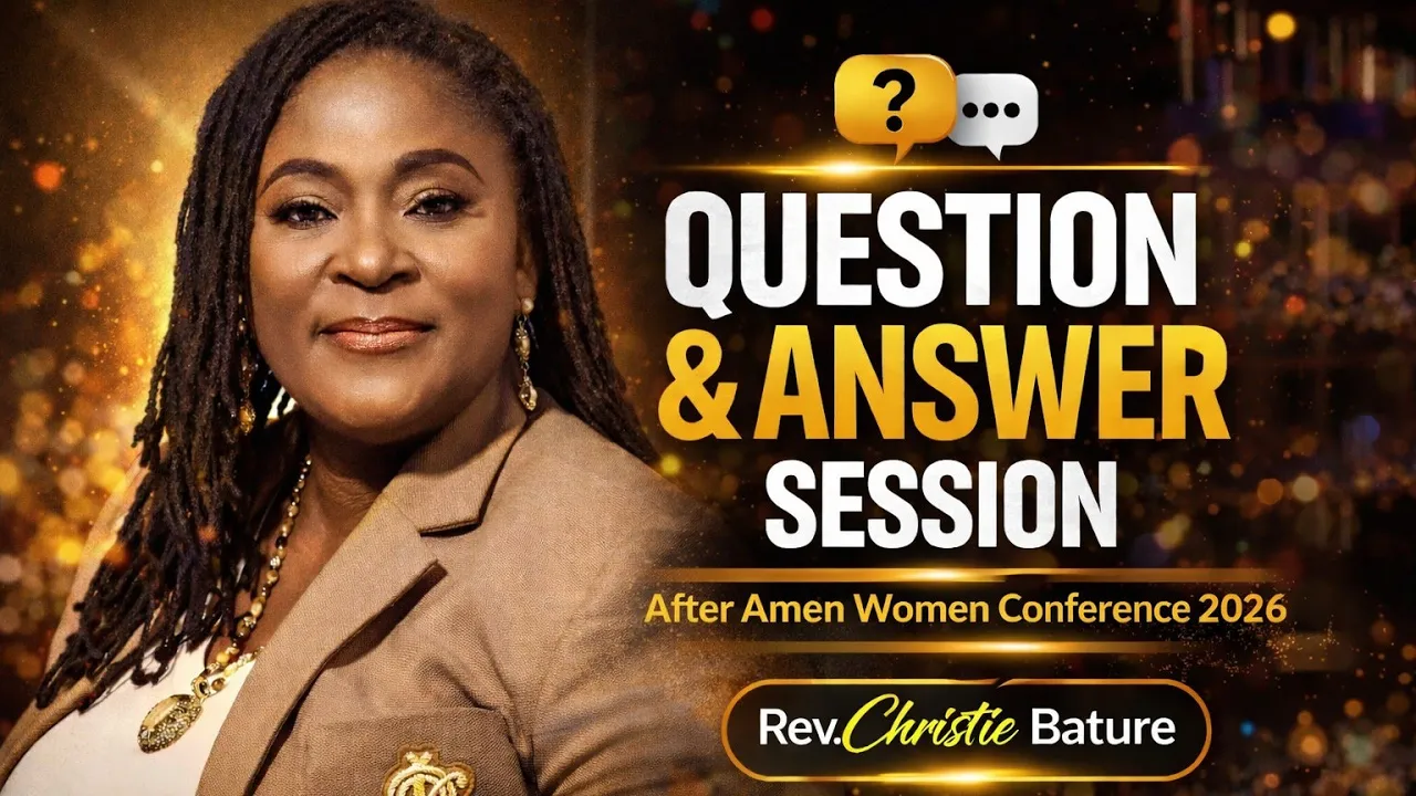 Rev. Christie Bature Preaching - Powerful Question And Answer Session At After Amen Women Conference